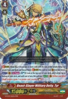 Beast-Slayer Military Deity Tyr (3012) [G-FC03] - Cardfight Vanguard Single