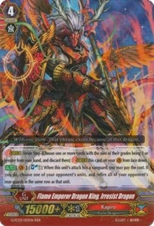 Flame Emperor Dragon King Irresist Dragon (3013) [G-FC03] - Cardfight Vanguard Single