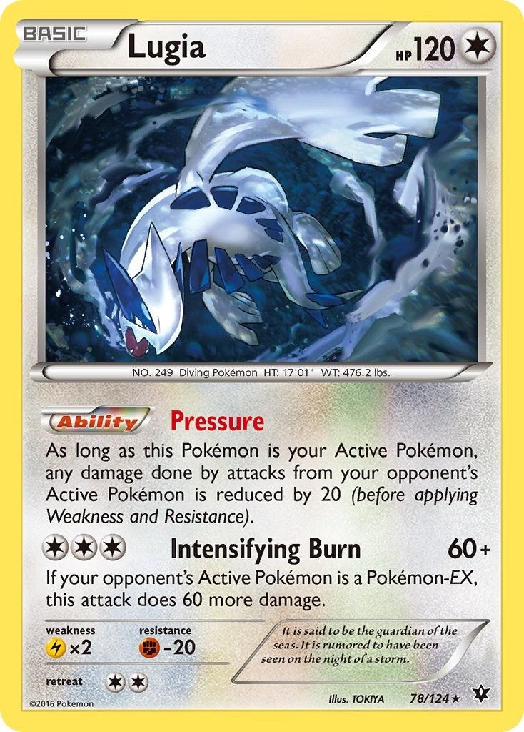 Image for Lugia (78/124) (XY - Fates Collide) - Pokemon