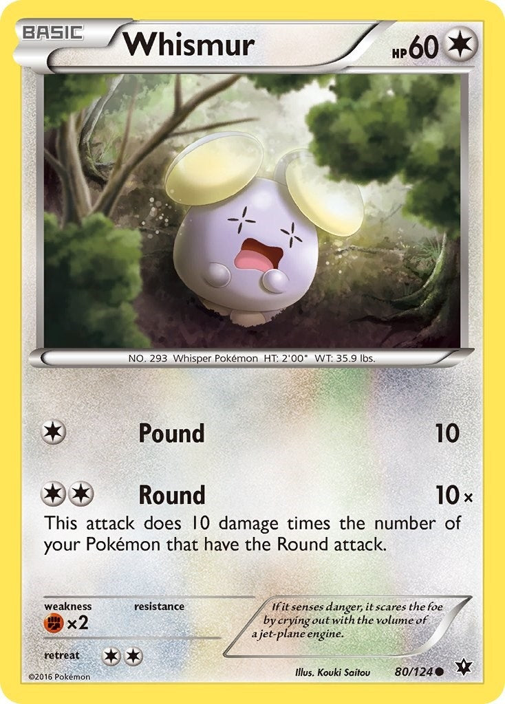 Image for Whismur (80/124) (XY - Fates Collide) - Pokemon