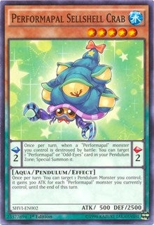 Performapal Sellshell Crab (2) (SHVI) - YuGiOh Single