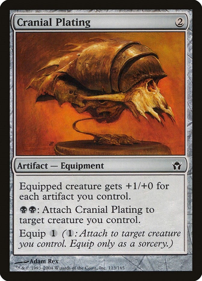 Cranial Plating (113) [5DN] - MTG Single