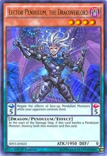 Lector Pendulum the Dracoverlord (23) (SHVI) - YuGiOh Single