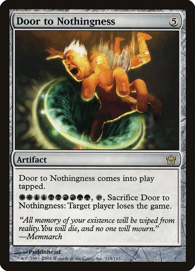 Door to Nothingness (115) [5DN] - MTG Single