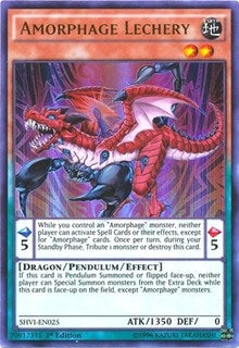 Amorphage Lechery (25) (SHVI) - YuGiOh Single