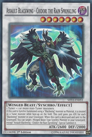 Assault Blackwing - Chidori the Rain Sprinkling (51) (SHVI) - YuGiOh Single