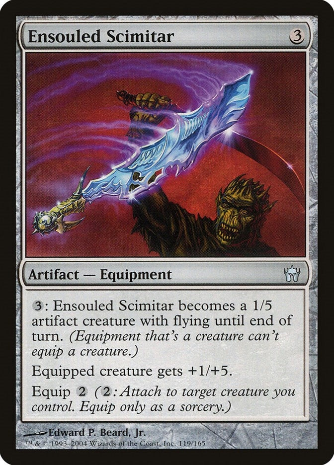Ensouled Scimitar (119) [5DN] - MTG Single