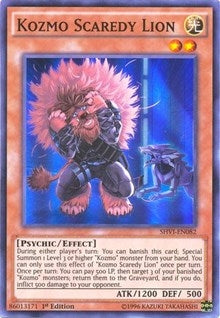 Kozmo Scaredy Lion (82) (SHVI) - YuGiOh Single