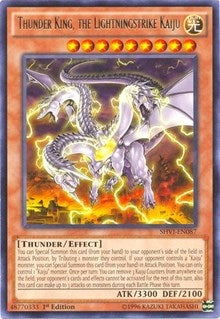 Thunder King the Lightningstrike Kaiju (87) (SHVI) - YuGiOh Single
