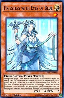 Priestess with Eyes of Blue (98) (SHVI) - YuGiOh Single