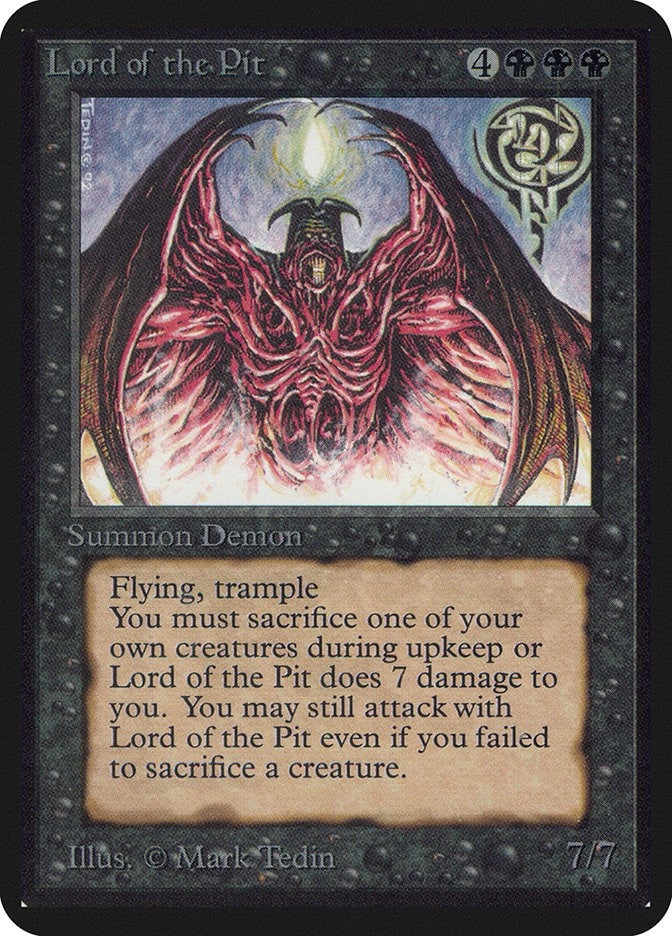 Lord of the Pit [LEA] - MTG Single