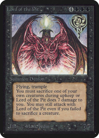 Lord of the Pit [LEA] - MTG Single