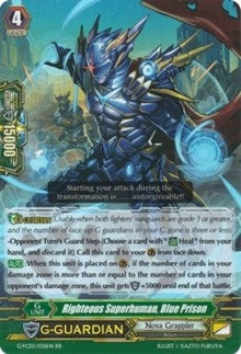 Righteous Superhuman Blue Prison (3036) [G-FC03] - Cardfight Vanguard Single