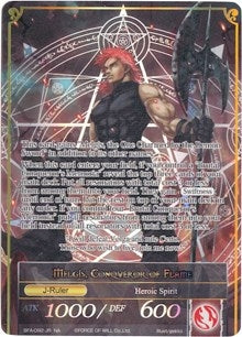 Memoria of the Seven Lands // Melgis Conqueror of Flame (Full Art) (92) [BFA] - Force of Will Single