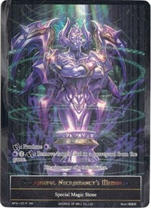 Sorrowful Necromancy’s Memoria (Full Art) (100) [BFA] - Force of Will Single