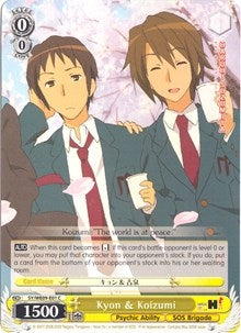 Kyon & Koizumi (Foil) (901) [SY/WE09] - Weiss Schwarz Single