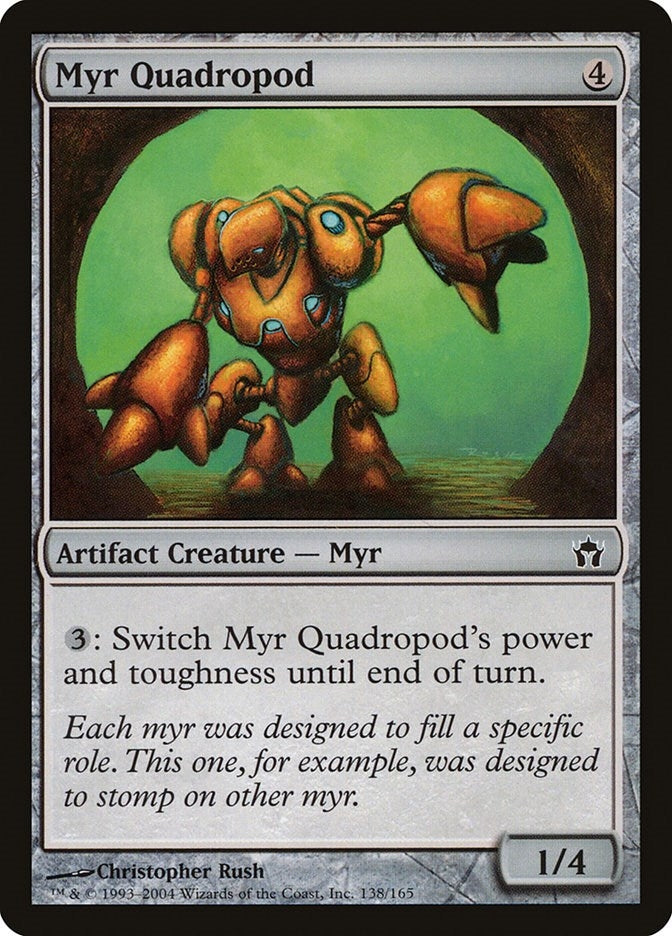 Myr Quadropod (138) [5DN] - MTG Single