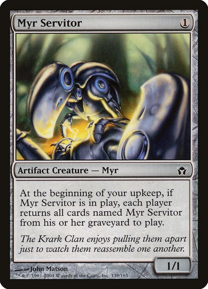 Myr Servitor (139) [5DN] - MTG Single