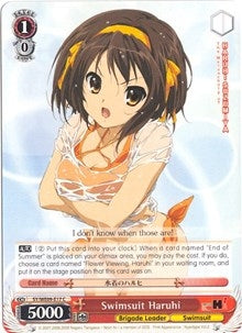 Swimsuit Haruhi (Foil) (917) [SY/WE09] - Weiss Schwarz Single