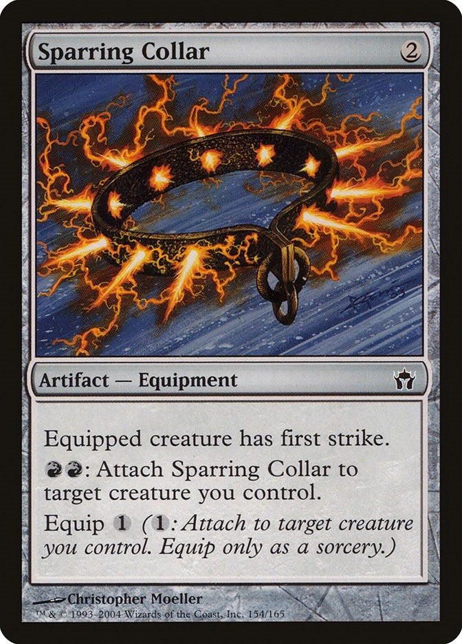 Sparring Collar (154) [5DN] - MTG Single