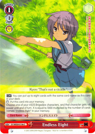 Endless Eight (E - Foil) (919) [SY/WE09] - Weiss Schwarz Single