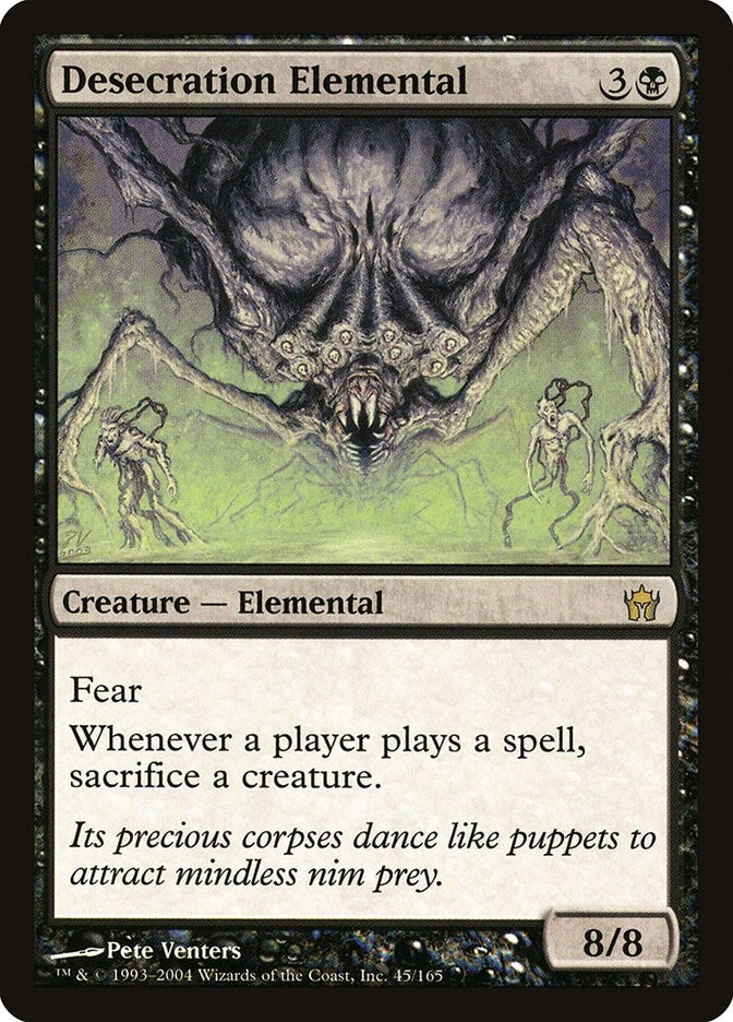 Desecration Elemental (45) [5DN] - MTG Single