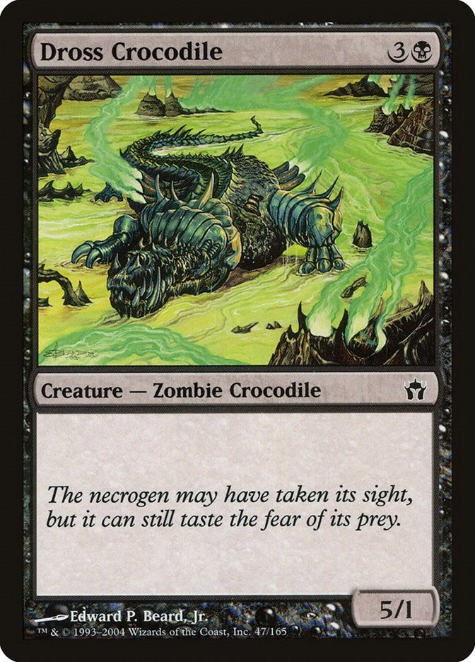 Dross Crocodile (47) [5DN] - MTG Single