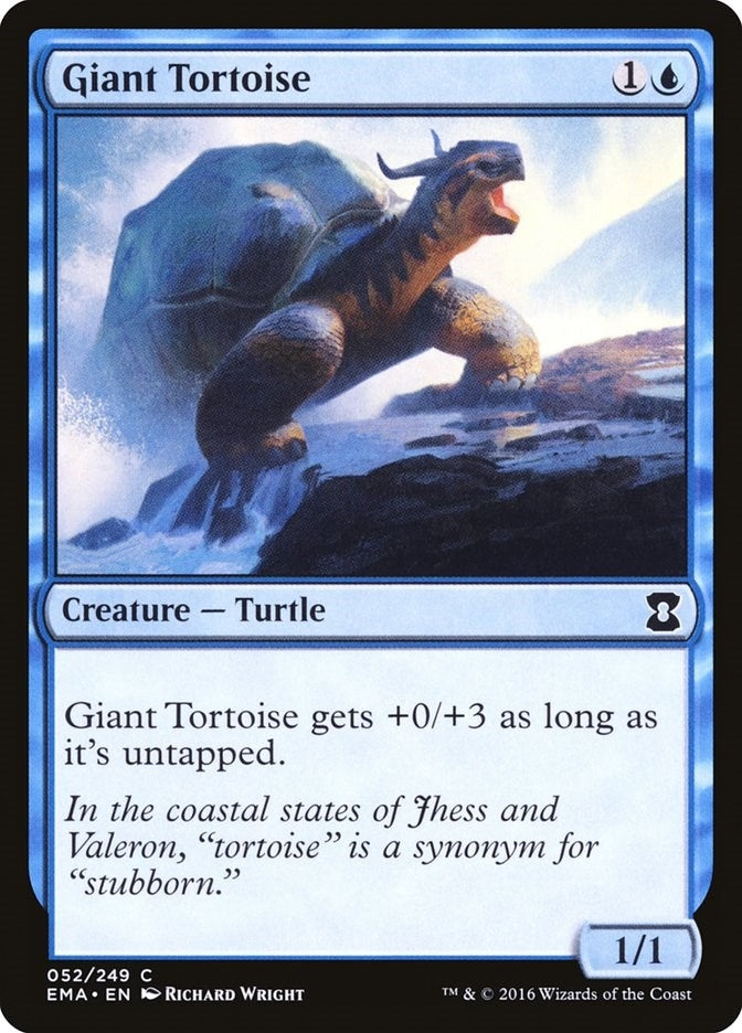 Giant Tortoise (52) [EMA] - MTG Single