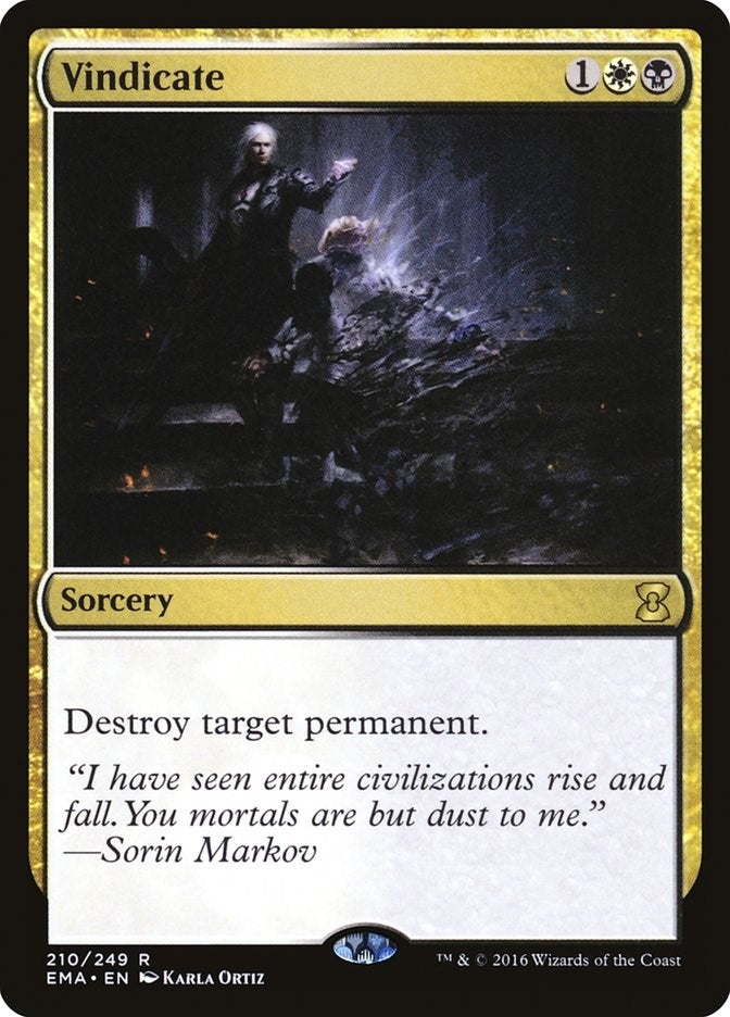 Vindicate (210) [EMA] - MTG Single