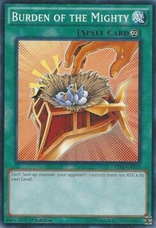 Burden of the Mighty (16029) (YS16) - YuGiOh Single