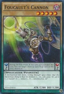 Foucault’s Cannon (16014) (YS16) - YuGiOh Single
