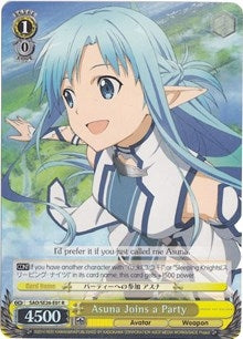 Asuna Joins a Party (Parallel Foil) (2601) [SAO/SE26] - Weiss Schwarz Single