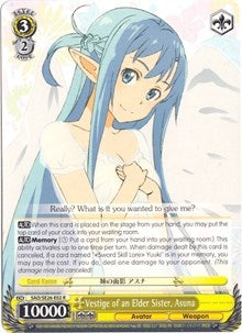 Vestige of an Elder Sister Asuna (2602) [SAO/SE26] - Weiss Schwarz Single