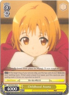 Childhood Asuna (2604) [SAO/SE26] - Weiss Schwarz Single