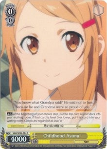 Childhood Asuna (Parallel Foil) (2604) [SAO/SE26] - Weiss Schwarz Single