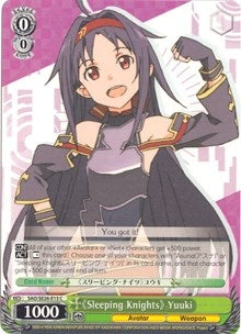 ’Sleeping Knights’ Yuuki (2613) [SAO/SE26] - Weiss Schwarz Single
