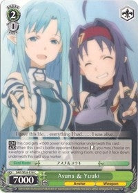 Asuna & Yuuki (2618) [SAO/SE26] - Weiss Schwarz Single