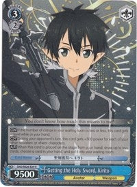 Getting the Holy Sword Kirito (Parallel Foil) (2629) [SAO/SE26] - Weiss Schwarz Single