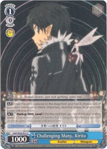 Challenging Many Kirito (2631) [SAO/SE26] - Weiss Schwarz Single