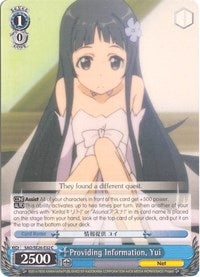 Providing Information Yui (2632) [SAO/SE26] - Weiss Schwarz Single