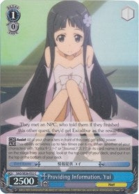 Providing Information Yui (Parallel Foil) (2632) [SAO/SE26] - Weiss Schwarz Single