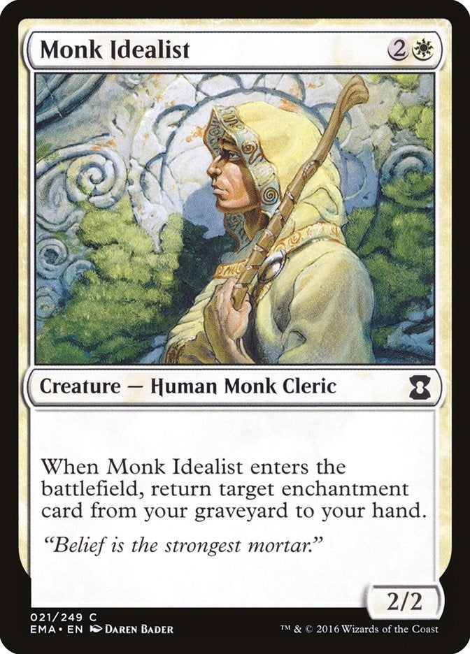 Monk Idealist (21) [EMA] - MTG Single