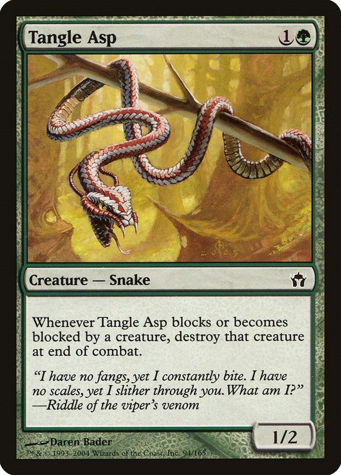 Tangle Asp (94) [5DN] - MTG Single