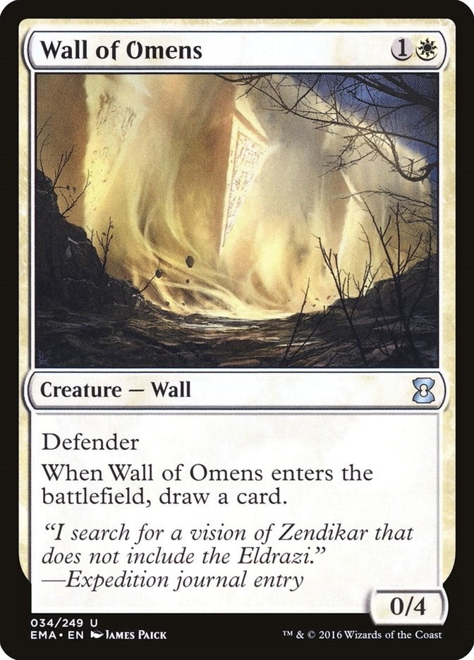 Wall of Omens (34) [EMA] - MTG Single