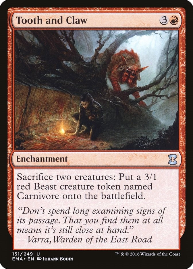 Tooth and Claw (151) [EMA] - MTG Single
