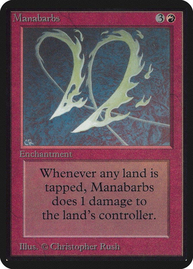 Manabarbs [LEA] - MTG Single