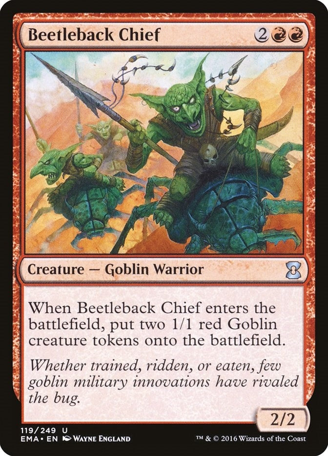 Beetleback Chief (119) [EMA] - MTG Single