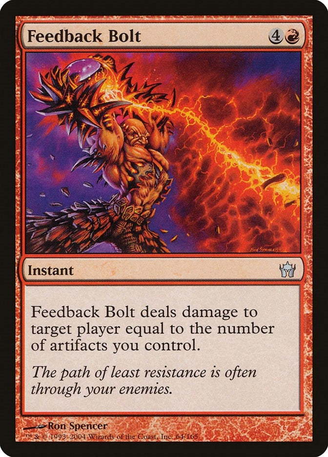 Feedback Bolt (64) [5DN] - MTG Single