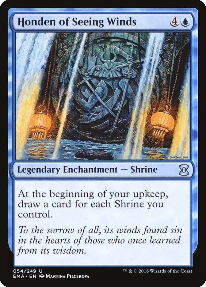 Honden of Seeing Winds (54) [EMA] - MTG Single