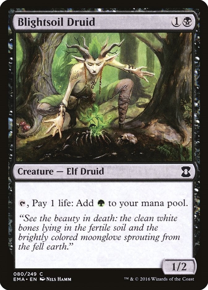 Blightsoil Druid (80) [EMA] - MTG Single